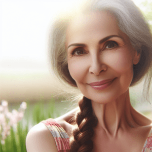 ageless beauty middle aged woman